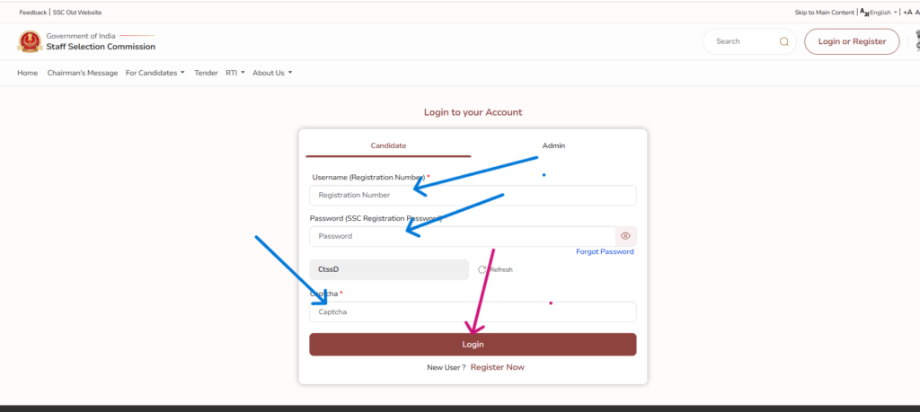 SSC GD Admit Card Download 2025 Step By Step Process